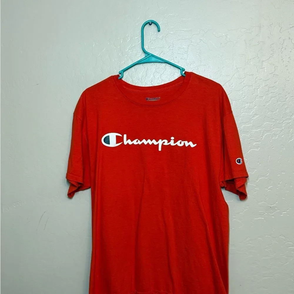 Champion Men's Bold Red Tee - Picture 1 of 3